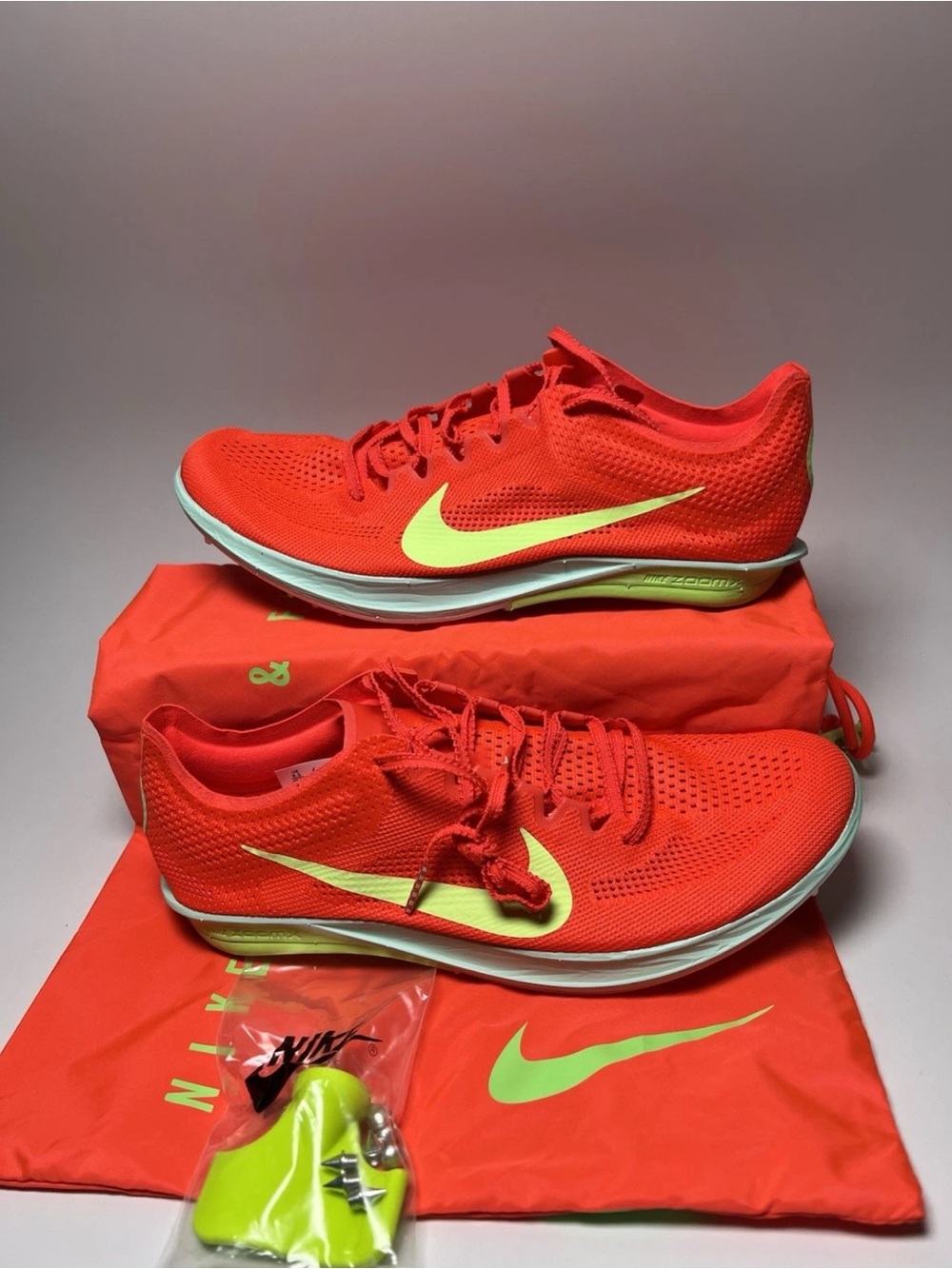 Nike ZoomX Dragonfly 2 Track Spikes Crimson Red FD8413-600 Mens 6 / Women’s 7.5